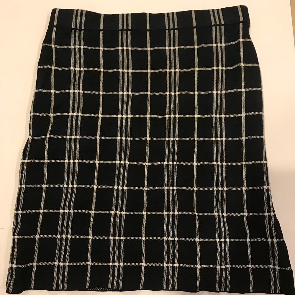 Theory plaid skirt
